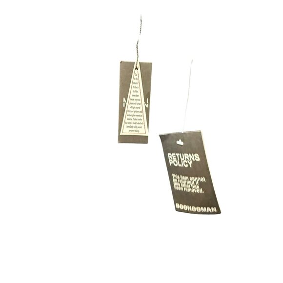 BoohooMAN Black Embroidered Flame Design Straight Fit Jeans Size 32 UK - Picture 6 of 12